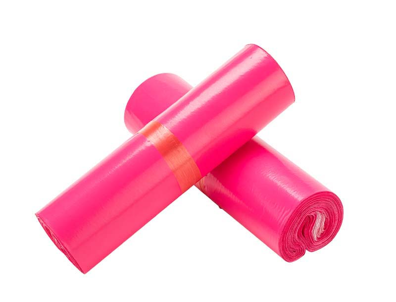 都匀玫红色快递袋-02